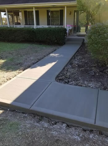 sidewalk construction